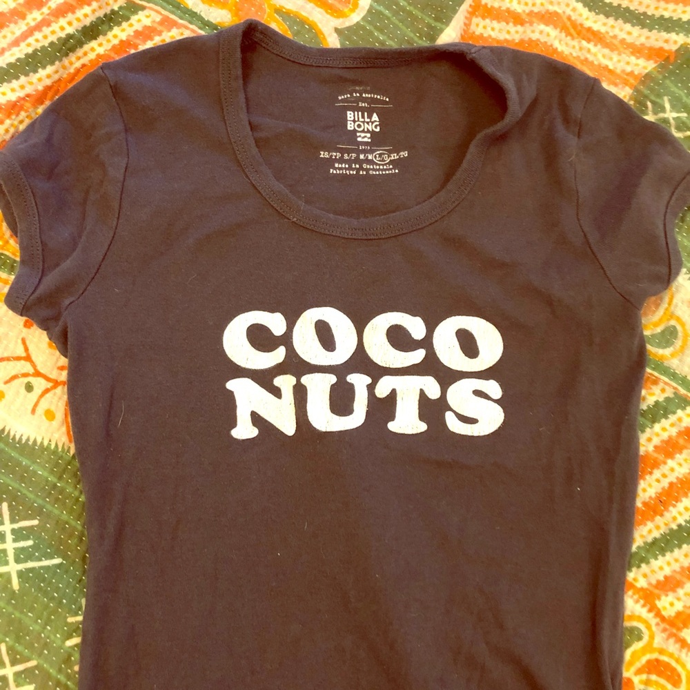 Billabong Retro Cap Sleeve T “COCONUTS”